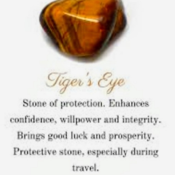 Sale! 𝅺New Tiger's Eye 7 Chakra Healing Love Stretchy Bracelet - Picture 2 of 8